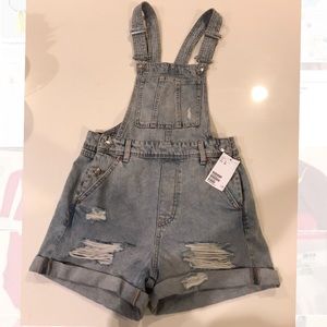 H&M Brand New Denim Short Overalls | NEW WITH TAGS